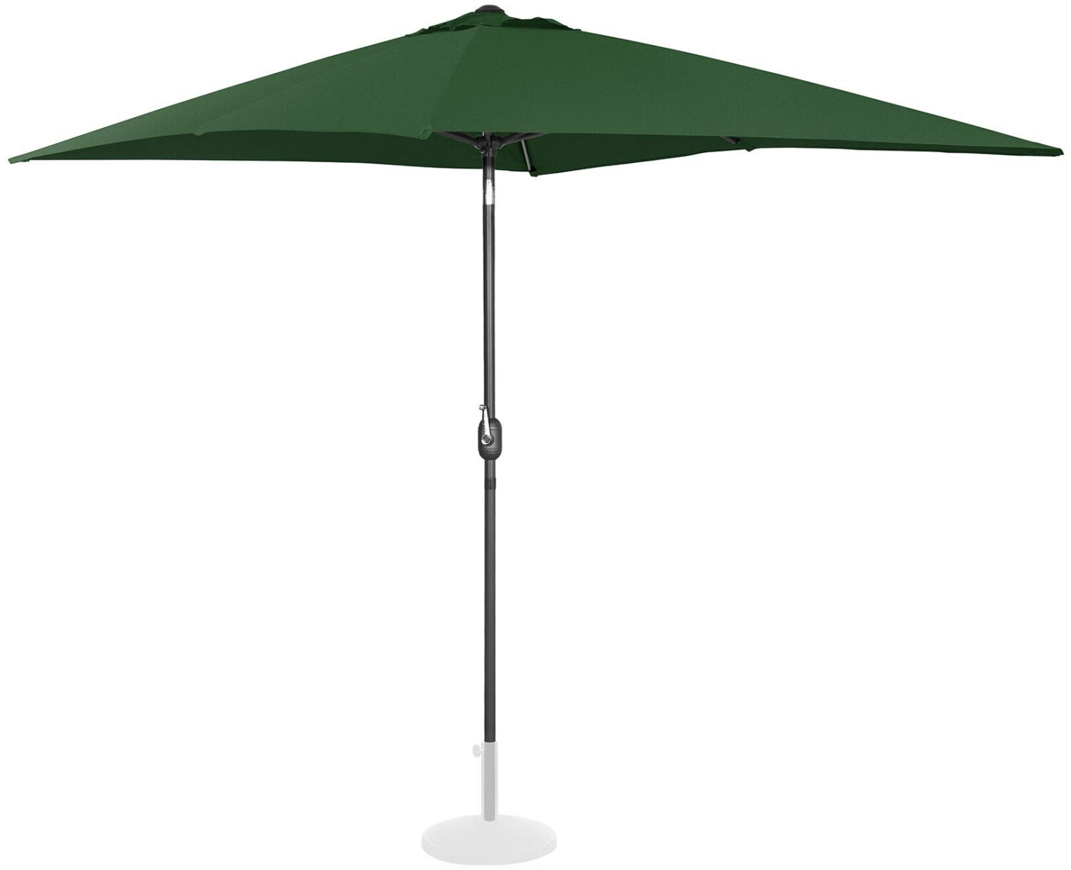 Uniprodo Sonnenschirm groß grün rechteckig 200 x 300 cm neigbar ab 59