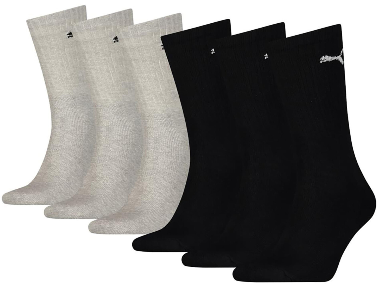 Puma 6-Pack Sport Cush Crew grey/black (251021001-666)