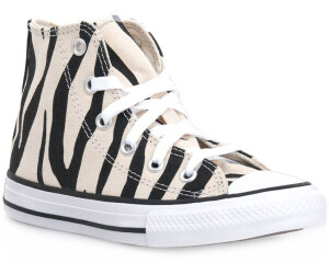 Black and white zebra converse shoes Clearance
