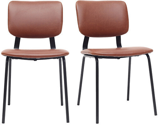 Miliboo Lab marron (lot de 2)