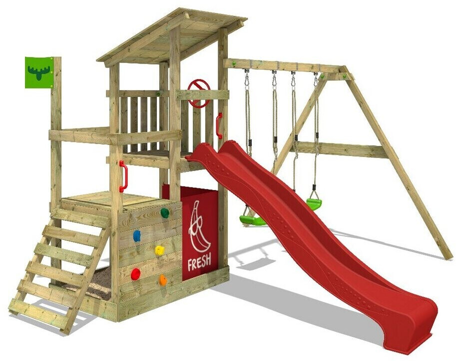 Fat Moose FruityForest Fun XXL with Swings Attachment red