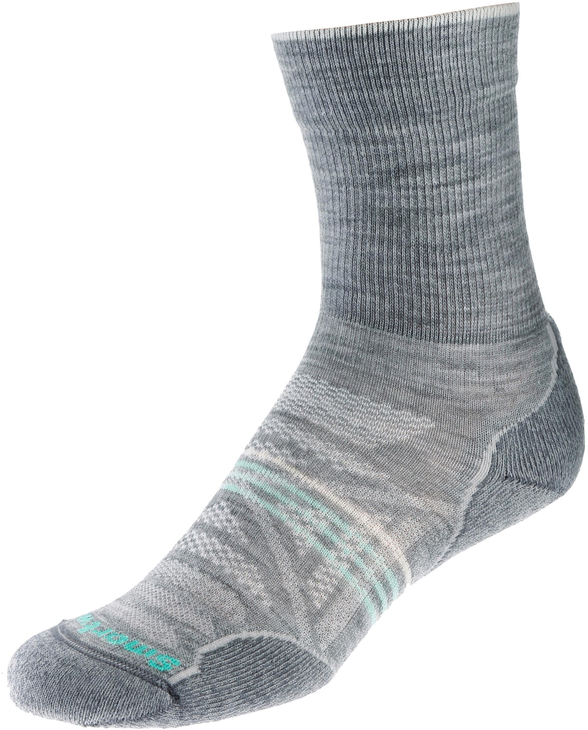 Smartwool Women's PhD Outdoor Light Hiking Crew Socks (SW001311) light grey
