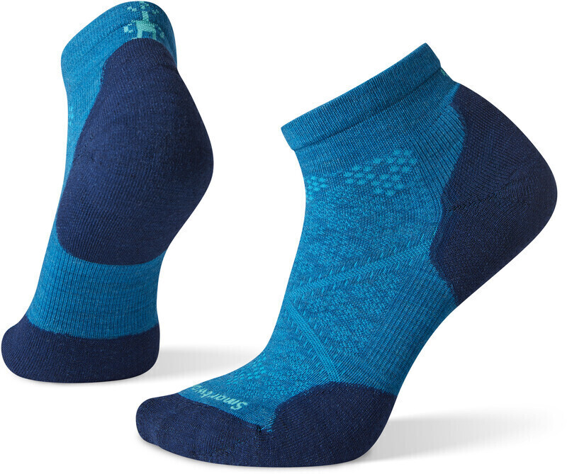 Smartwool Women's PhD Run Light Elite Low Cut Socks (SW0SW211) ocean abyss