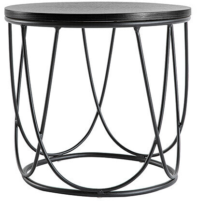 Miliboo Table d'appoint Lace bois noir