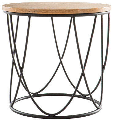 Miliboo Table d'appoint Lace bois clair