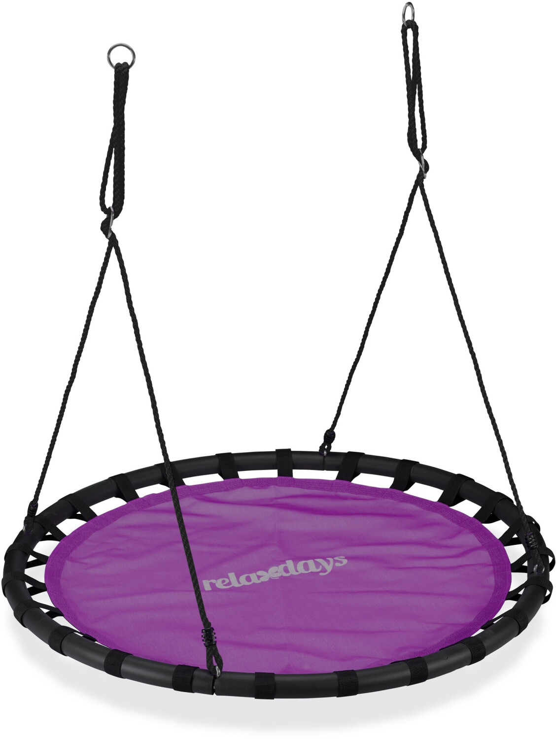 Relaxdays Nest Swing 120 cm purple