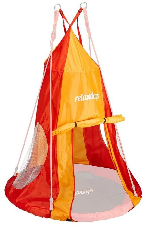 Relaxdays Tent for Nest Swing red/orange