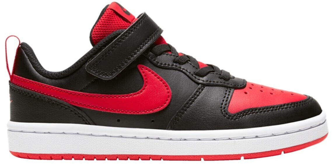 nike court borough low 2 red and white
