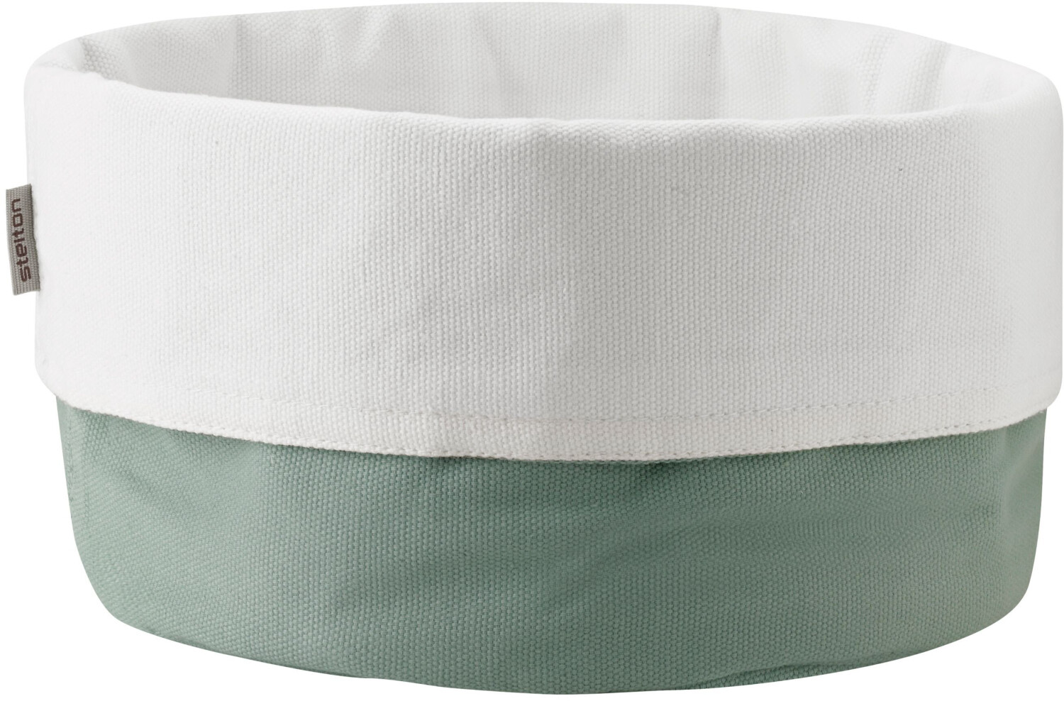 Stelton Big bread bag, dusty green / white