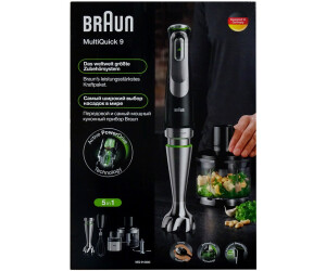  Braun MultiQuick 9 Batidora de mano – Corte y mezcla de alto  rendimiento con menos esfuerzo – Compatible con accesorios Braun de corte  recto – Incluye 6 piezas en total : Hogar y Cocina