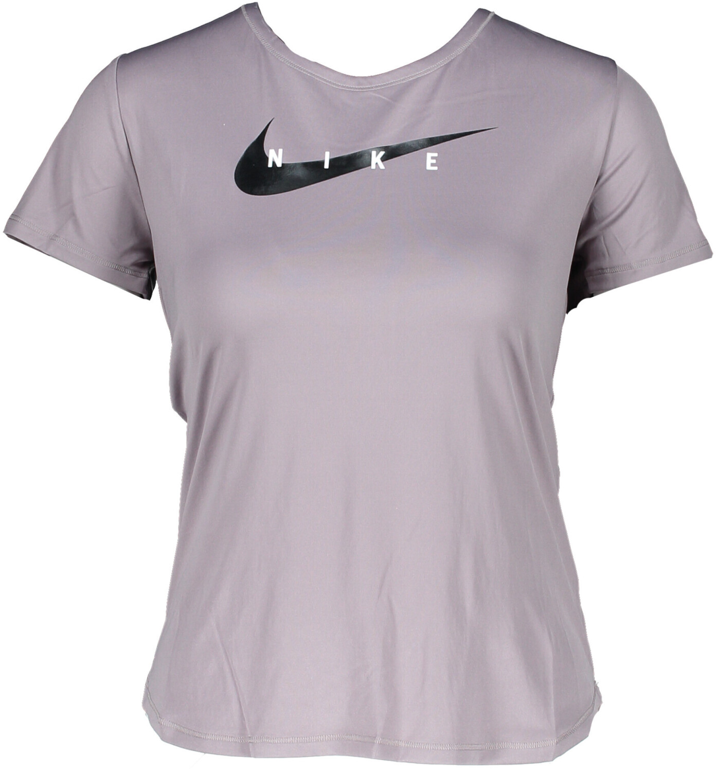 nike running swoosh half zip mid layer top in purple