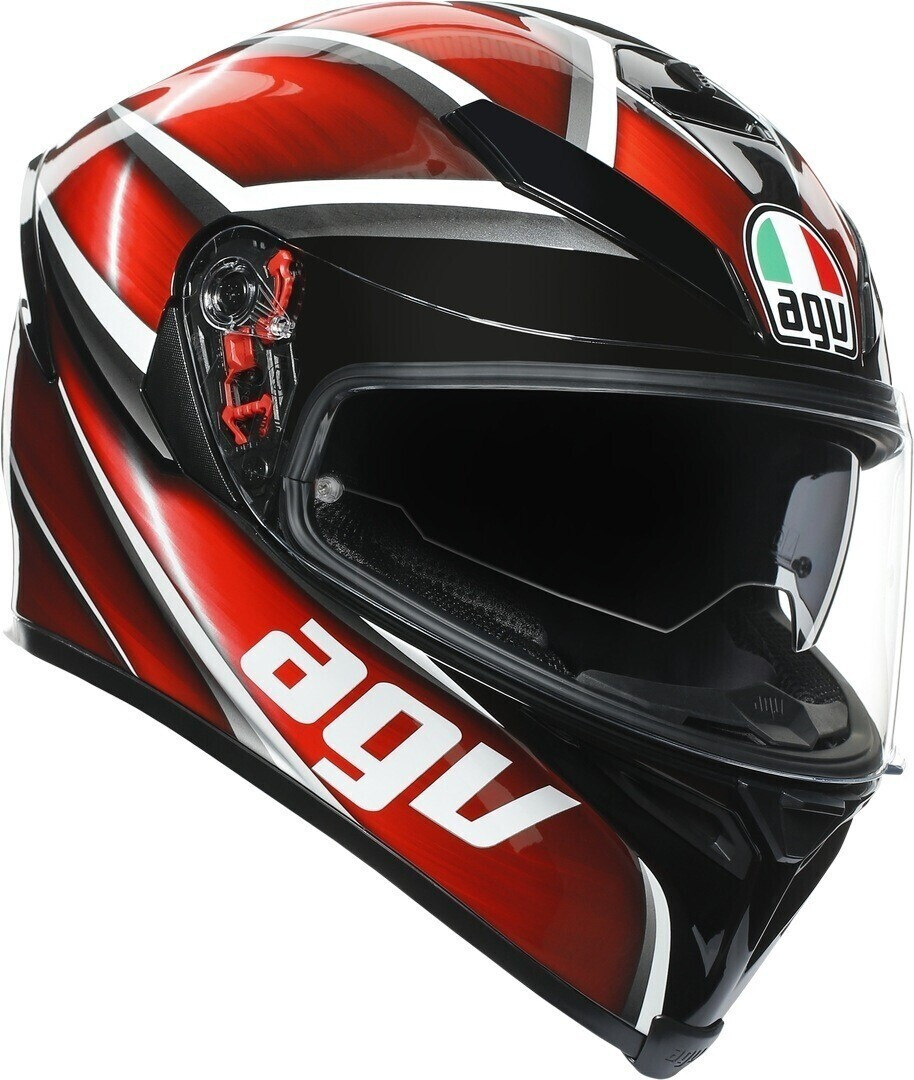 AGV K-5 S Tempest Black/Red