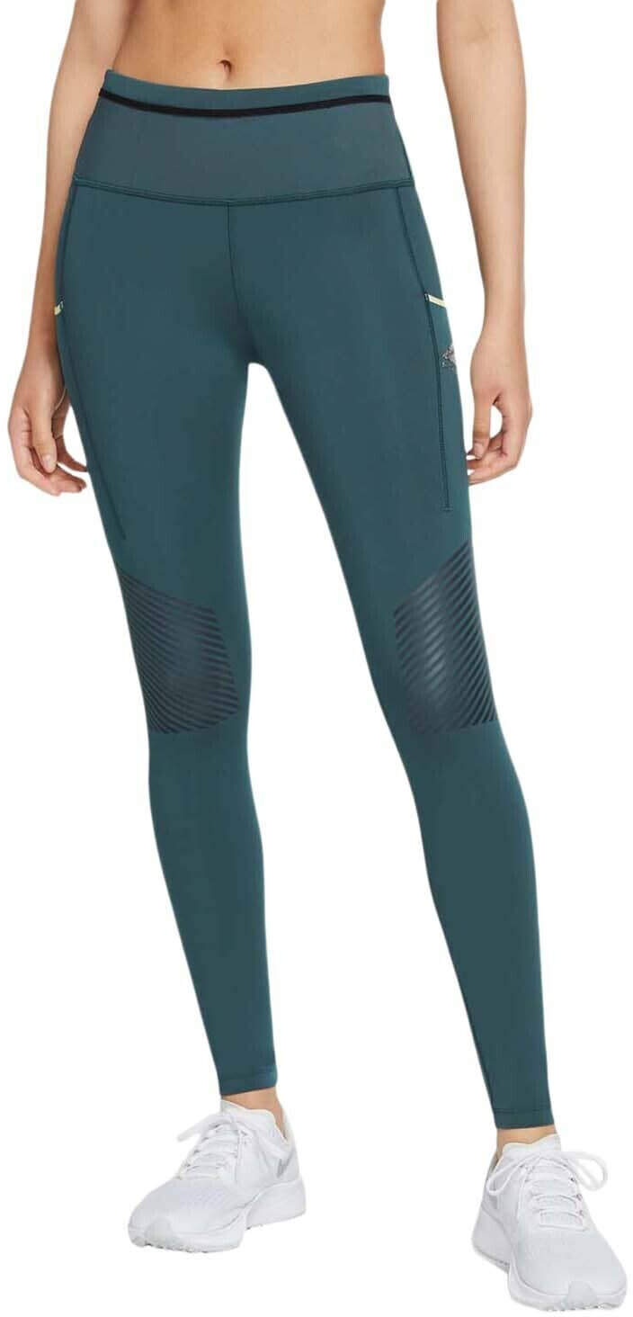 Nike Women's Trail Running Leggings Epic Luxe dark teal green au