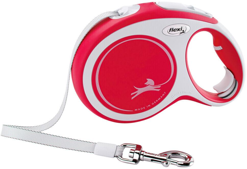 Flexi New Comfort Tape S 5m Red/White