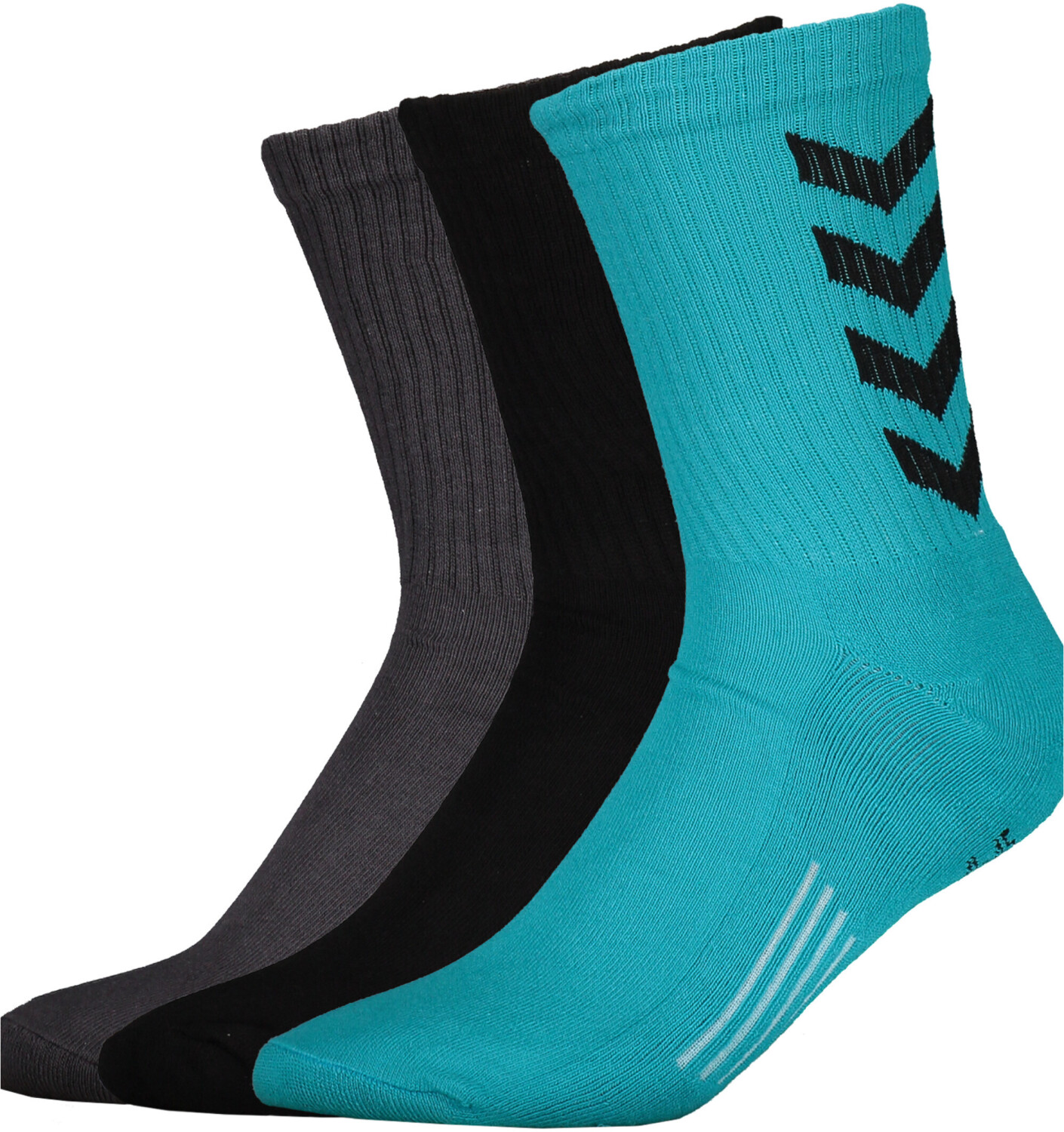 Buy Hummel 3-Pack Fundamental Sock bluebirdasphaltblack (22140-3099 ...