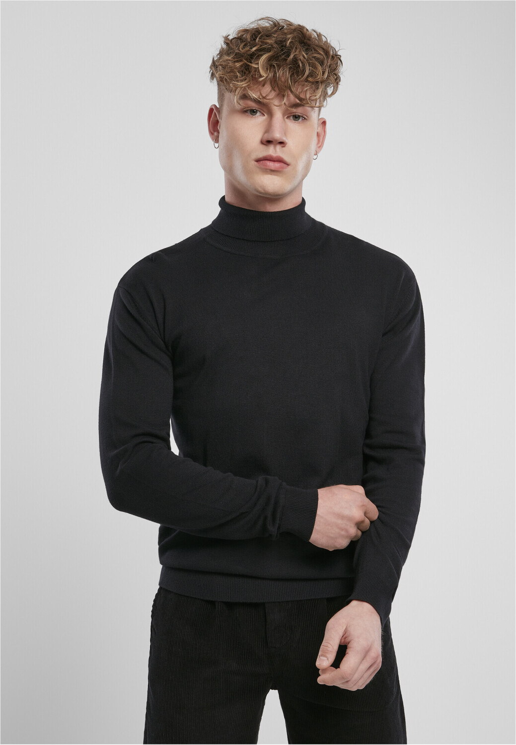 Urban Classics Basic Turtleneck Sweater, Felpa Con Collo Alto Per Uomo, Vestibilità Normale, In Misto Viscosa E Nylon - 2
