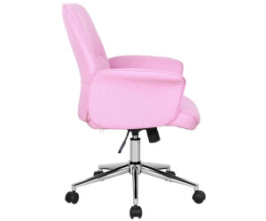 SixBros. Bürostuhl Drehstuhl Stoff bei € | pink ab Preisvergleich 69,90 0704M/3673