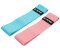 Pure2Improve Blue and pink exercise band set