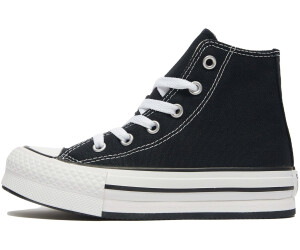 Kids black best sale low top converse