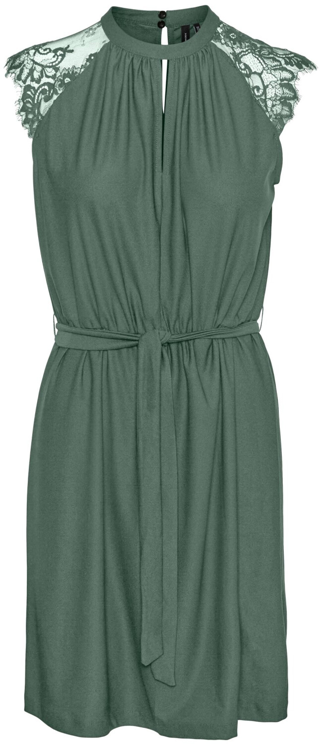 VERO MODA Vmdelta SL Abito Corto Casual Donna A Righe – Sostenibile E Morbido - 5