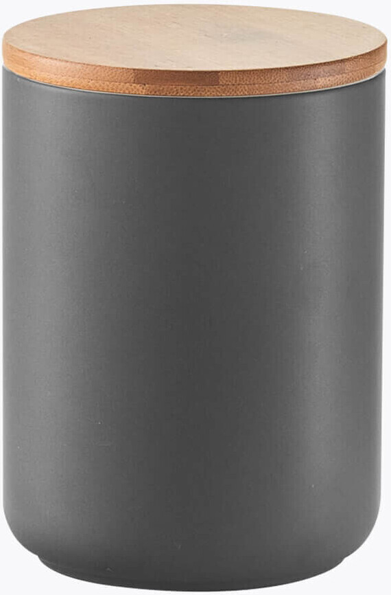 Zeller Storage Container 0,65 l with Bamboo Lid anthracite