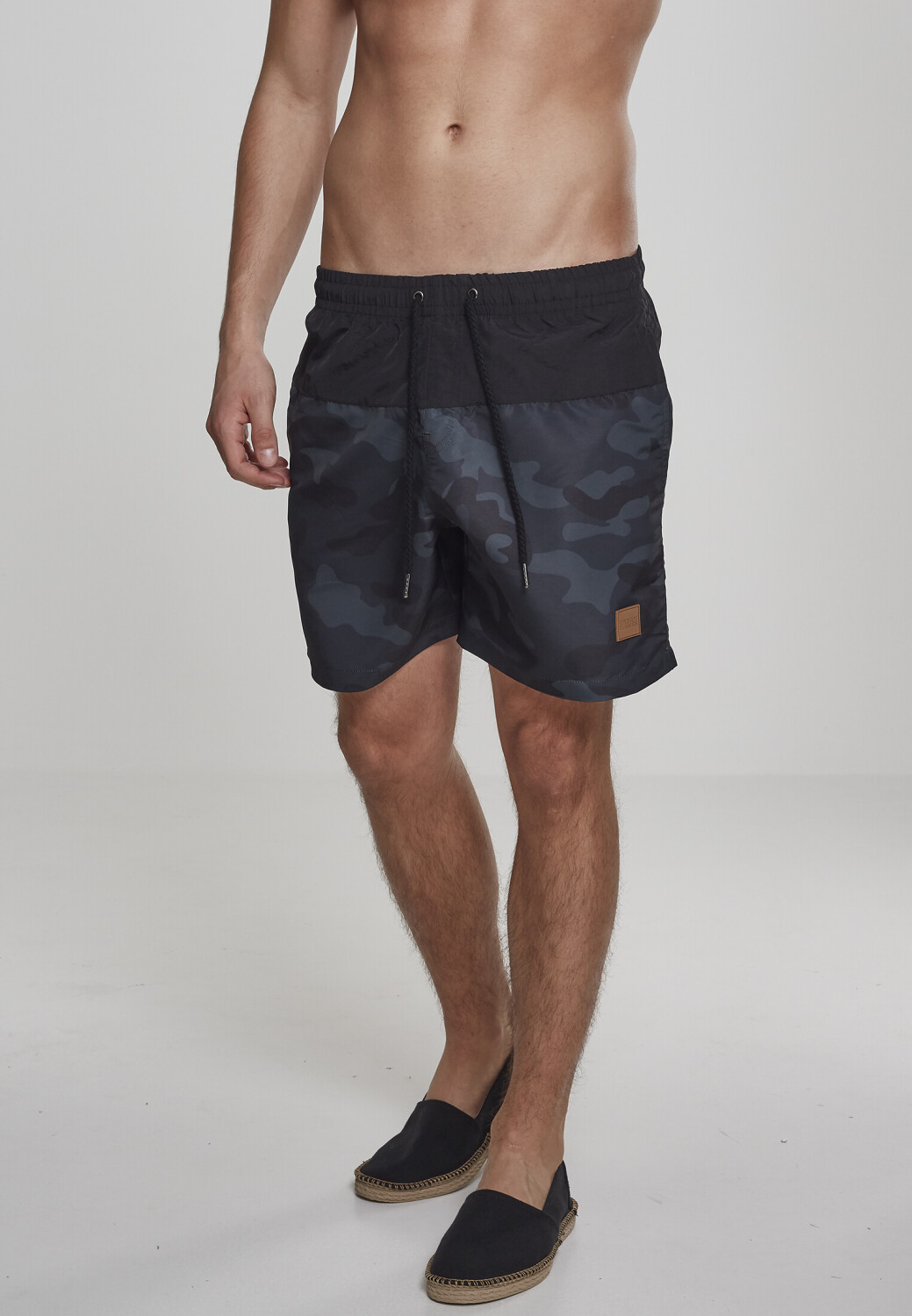 Black camo swim shorts cheap