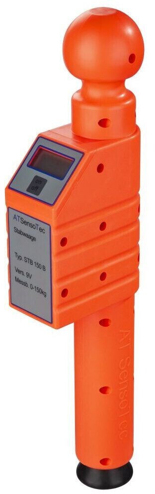 ATSensoTec Digitale Stützlastwaage bis 150kg (orange) - Caravaning  Testsieger : : Baumarkt