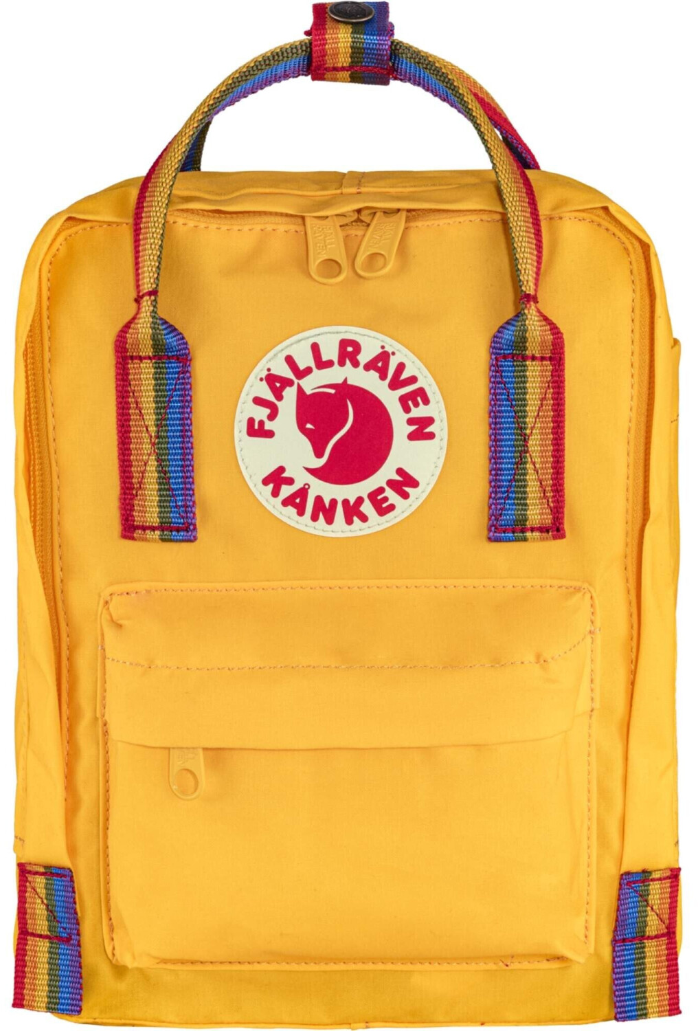 Fjällräven Kånken Rainbow Mini warm yellow/rainbow pattern