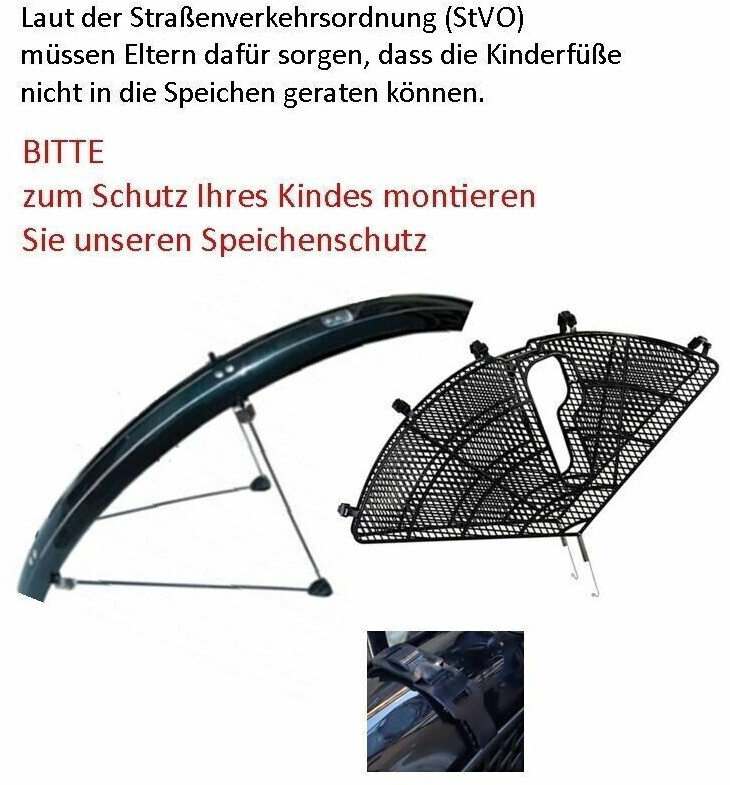 Bisomo Damen Fahrrad Kindersitz für vorn> wie zu DDR