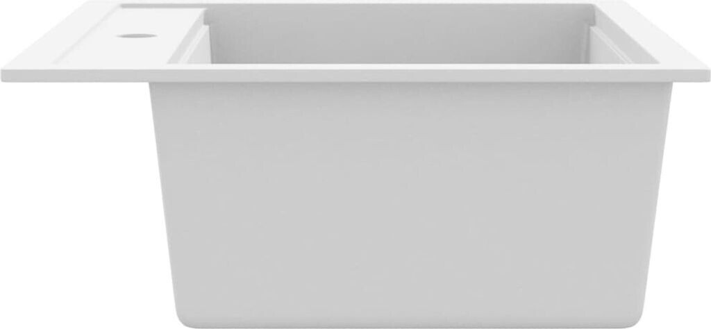 vidaXL Kitchen sink  56,5 x 51 cm white (144863)