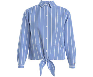 Linen Hilfiger 55,99 Preisvergleich ab bei € Stripe Tommy Viscose Knot | Self-Tie (DW0DW09758) Shirt