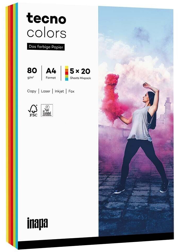 inapa tecno colors Mixpack  A4 80g