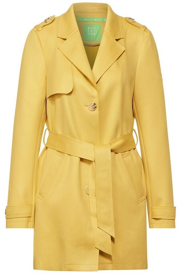 Street One Trench Coat in Fake Velours (A20156212617) tender lime