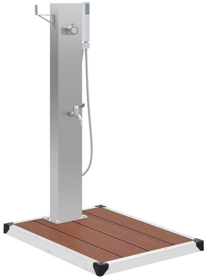 vidaXL Garden Shower (3051291) Brown/Silver
