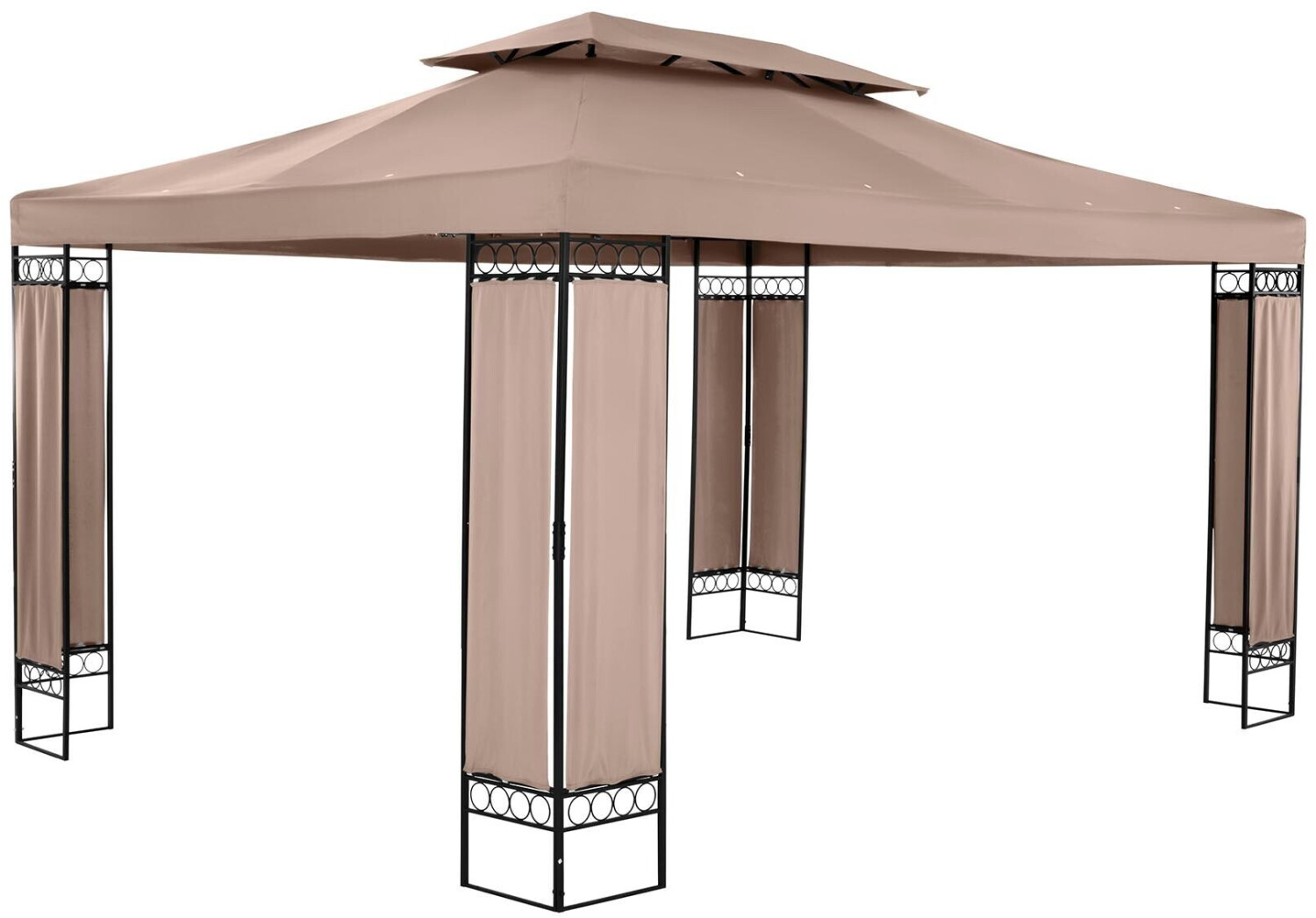 Uniprodo Garden Pavilion 300 x 400 cm Beige
