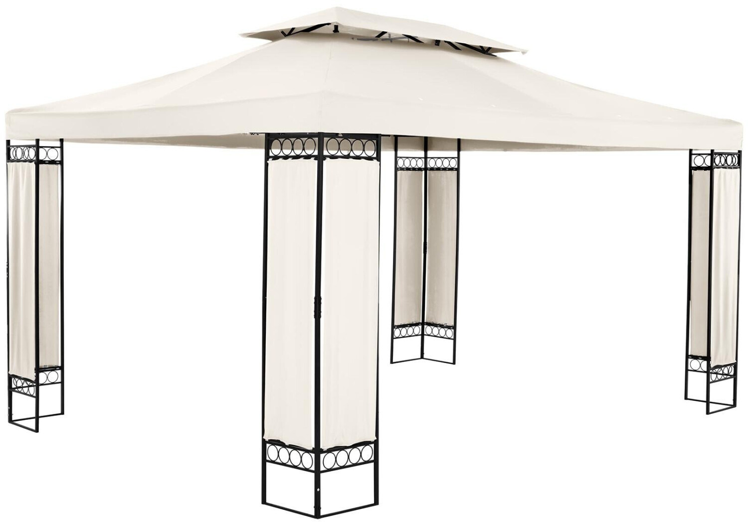 Uniprodo Garden Pavilion 300 x 400 cm Creme