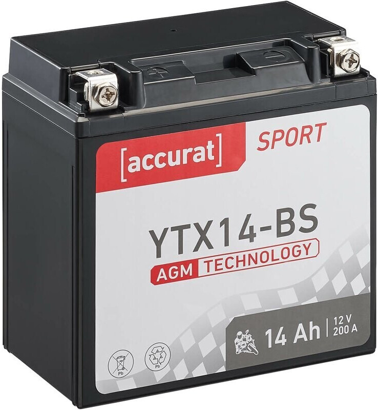 Accurat Sport AGM YTX14-BS 12V 12Ah ab 38,80 €