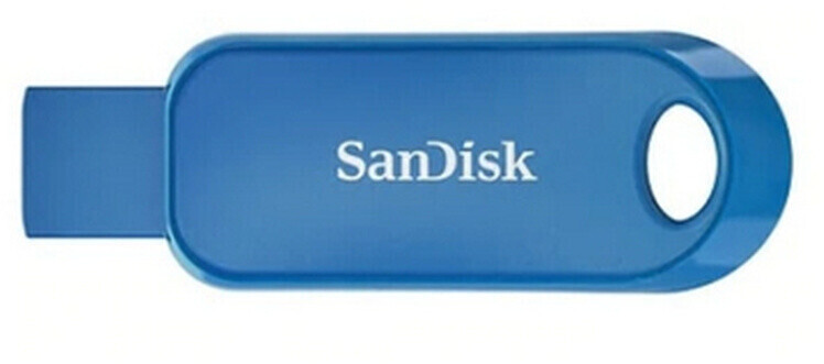 Photos - USB Flash Drive SanDisk Cruzer Snap 32GB Blue 