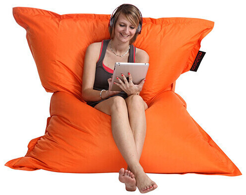 Miliboo Big milibag orange