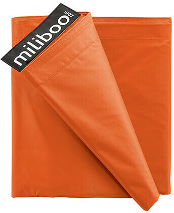 Miliboo Housse de pouf big milibag orange
