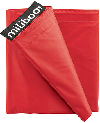 Miliboo Housse de pouf big milibag rouge