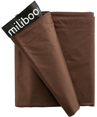 Miliboo Housse de pouf big milibag marron