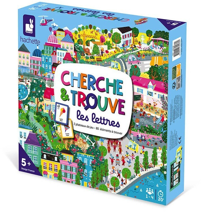 Il Cherche A En Decoudre 10 Lettres Janod Jeu Cherche et Trouve les Lettres au meilleur prix sur idealo.fr