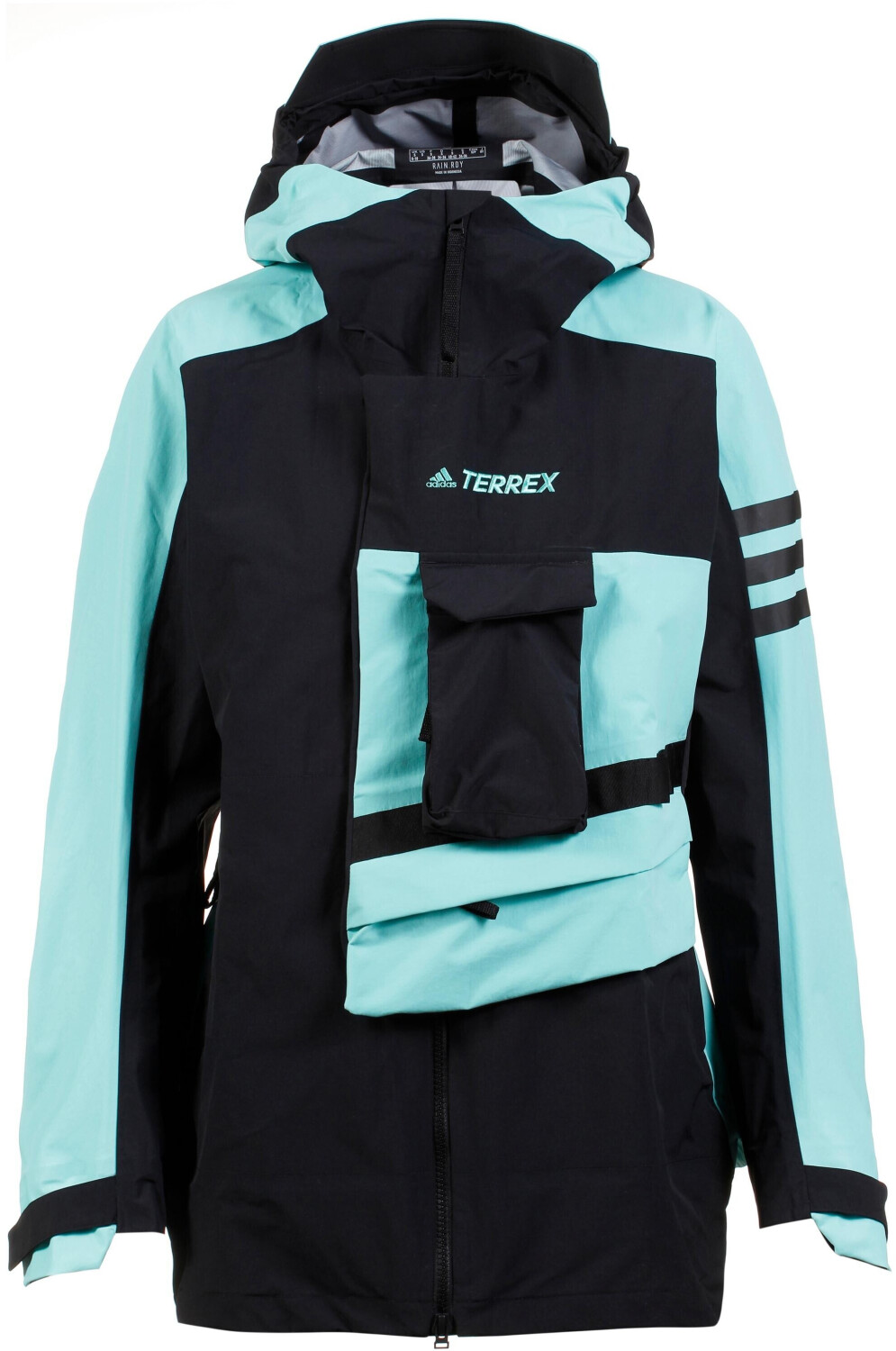Buy Adidas Terrex Xploric Rain Jacket black/acid mint from Â£230.24 (Today) â Best Deals on 