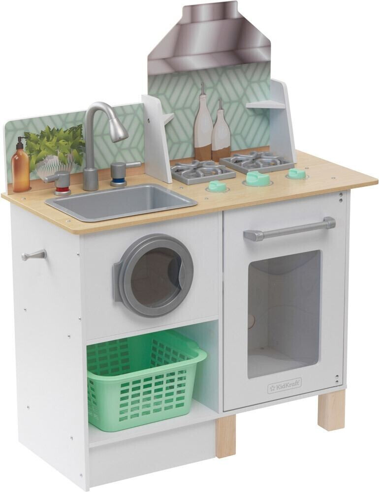 KidKraft Whisk & Wash Kitchen & Laundromat