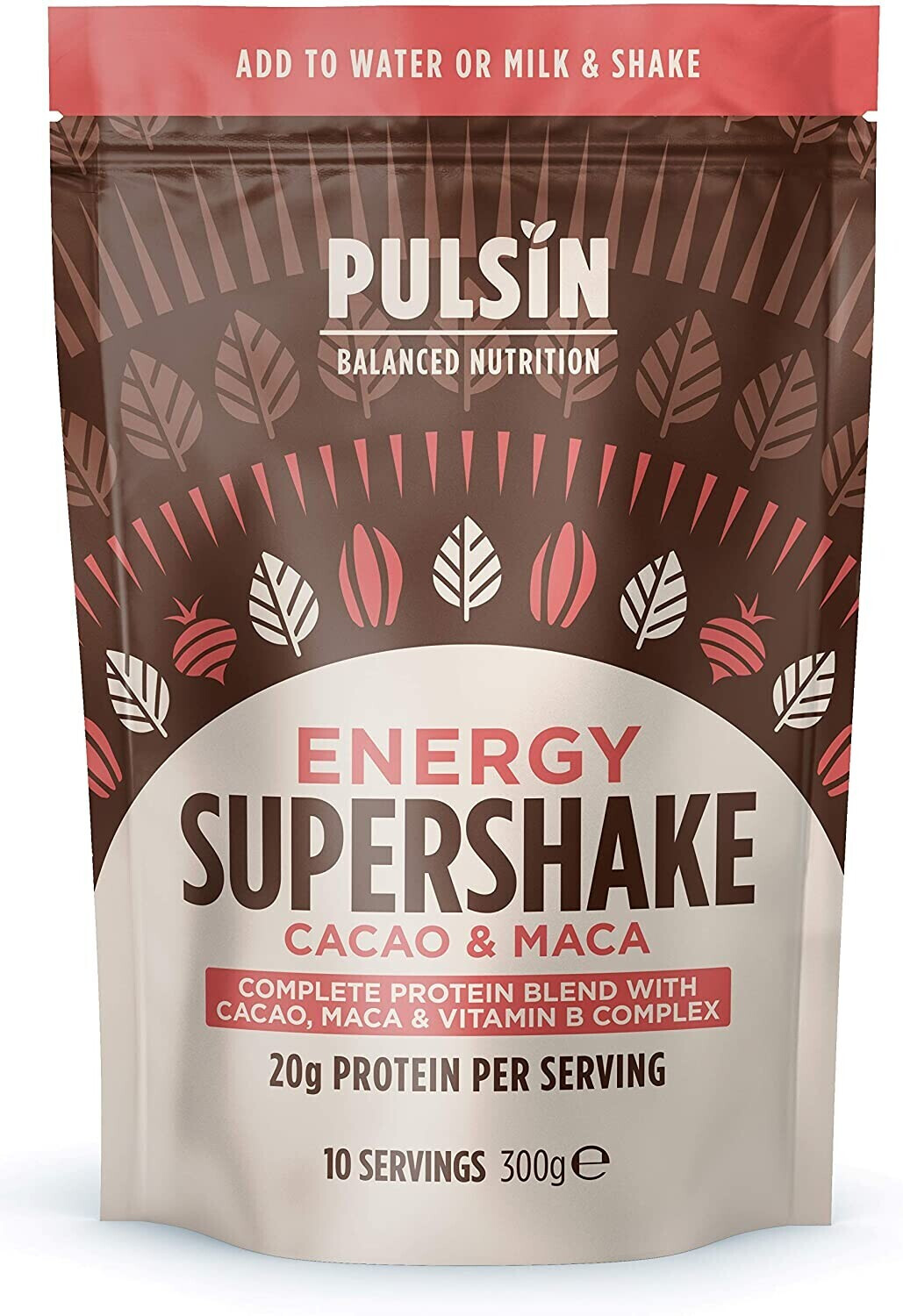 Photos - Other Sports Nutrition Pulsin Pulsin Energy Supershake Cacao Maca