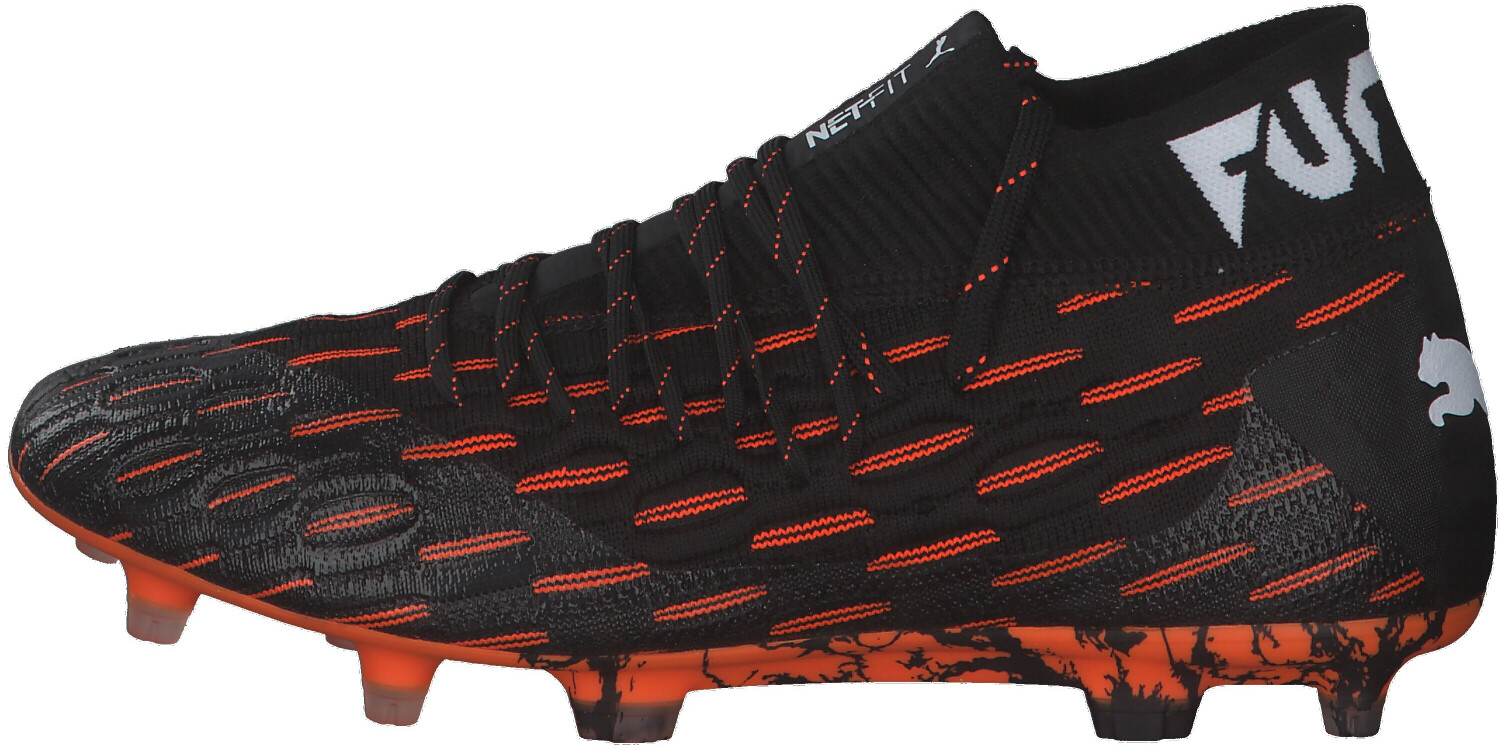 Puma Future 6.1 NetFit FG/AG black/white/shocking orange