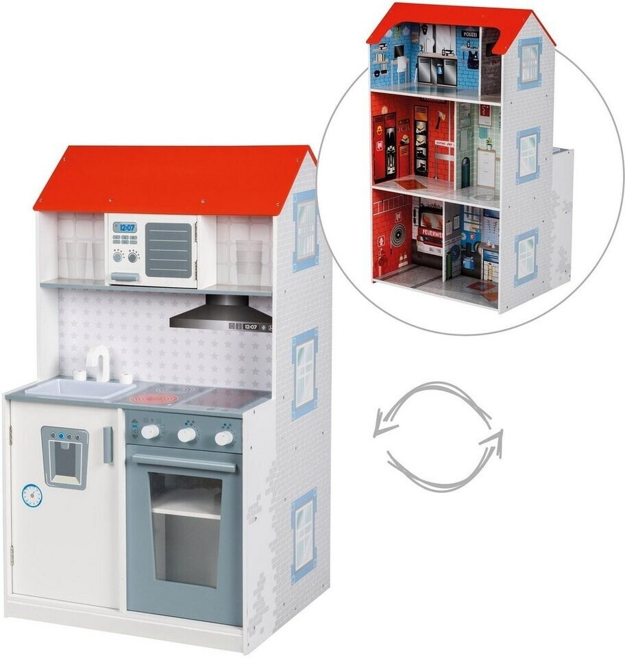 Roba 2in1 dollhouse and children's kitchen