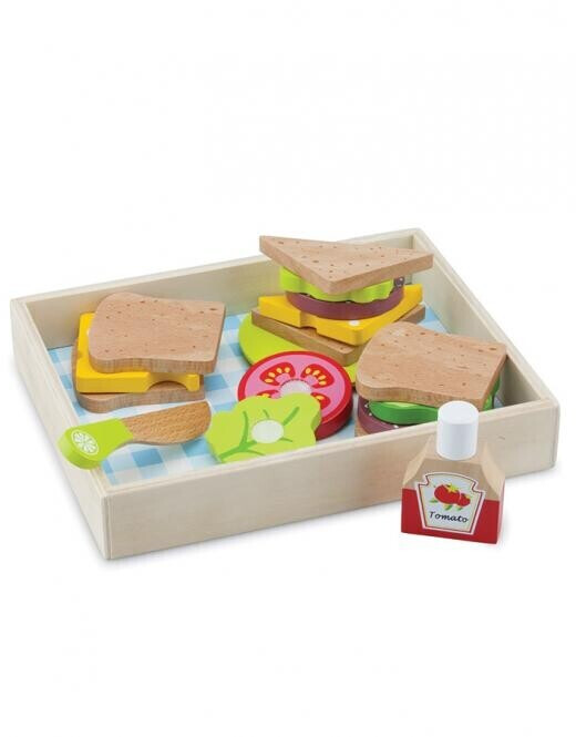 New Classic Toys Cutting Set Sandwich (10591)