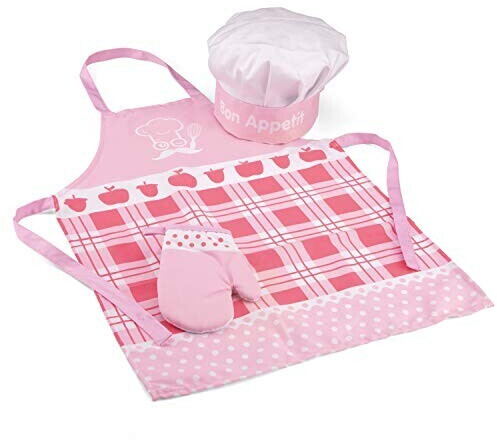 New Classic Toys Apron Set 3 pcs. pink